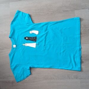 Threadless Chess Pieces Decal T-shirt / Girly Large / NWOT